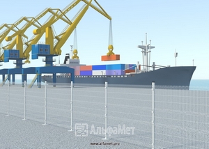 2D ограждения для морских и речных портов в Ханты-Мансийске